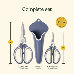 Cuisinart 3pc Shear Set In Magnetic Storage Holder - 1 of 4