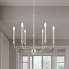 Livex Lighting Cortlandt 6 - Light Chandelier in  Polished Nickel - 2 of 4