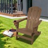 Kozyard Folding Adirondack Chair – Weather-Resistant HDPE Plastic Resin Patio Chair with Painted Finish, Perfect for Deck,or Backyard - 2 of 4