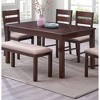 Anybear 1pc Dining Table Solid Wood Rectangle Table - 2 of 3