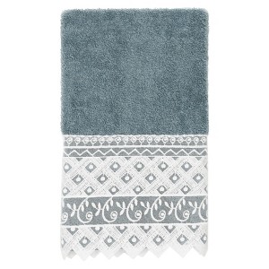 Linum Home Textiles 100% Turkish Cotton AIDEN Embellished Towel Set - 1 of 2