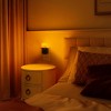DORESshop 1-Watt Candle-Style Plug-in Integrated LED Night Light with Light Sensor, Amber 1600K, Black Base, 2-Pack - 3 of 4