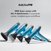 BaBylissPRO Nano Titanium High-Speed Dual Ionic Hair Dryer - Blue - 1875W - 3 of 4