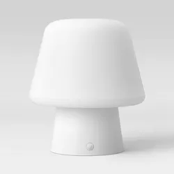 Portable Mushroom Lamp (Includes LED Light Bulb) White - Room Essentials™