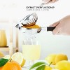 Stainless Steel Lemon Squeezer - Premium Citrus Juicer - Lime Squeezer for Seedless Juicing - Stainless Steel Hand Juicer 2 pcs - Easy to Wash - 3 of 4