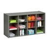 ECR4Kids Streamline 12 Cubby Tray Storage Cabinet, 3x4 - 3 of 4