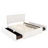 NicBex Full/Queen Size Upholstered Bed Frame with FLeece Headboard and Footboard,Platform Bed Frame with 4 Drawers,No Box Spring Needed,Easy Assembly - 4 of 4