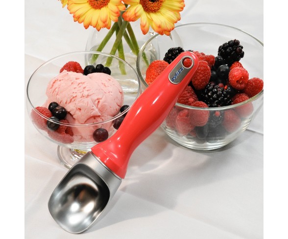 Zyliss Right Scoop Ice Cream Scoop, Red