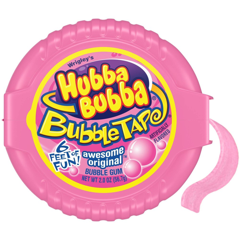 Hubba Bubba Tape Original Bubble Gum - 2oz/6ft
