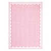 homfan Scalloped Washable Rug w/ Non-Slip Back - Modern Low-Pile Carpet for Living Room, Bedroom - 4 of 4