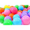 JuzToys [Phthalate Free] 100pcs Plastic Balls for Ball Pit – Crush Proof Ball Pit Balls for Kids, 7 Vibrant Colors Play Balls for Toddlers - 4 of 4