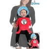 HalloweenCostumes.com One Size Fits Most   Infant Dr. Seuss Thing Velour Baby Carrier Halloween Costume Cover, Red/White/Blue - 2 of 4