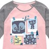 Girls' - Disney - Harris, Hubert, & Hamish Shirt Tail Raglan Graphic T-shirt - 2 of 4