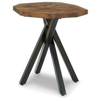 Haileeton End Table Black/Gray/Brown/Beige - Signature Design by Ashley