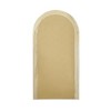 Solid Wood Staircase Style Full-Length Mirror with Angular Blocks and Whitewashed Finish, 180x90x4 cm (Without Stand) - 3 of 3