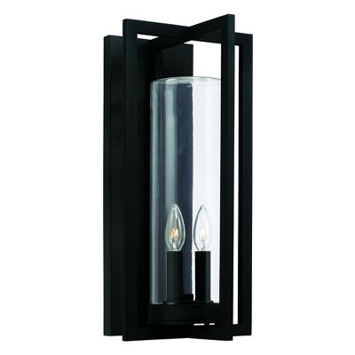 Capital Lighting Kent 2 - Light Wall Light in  Black