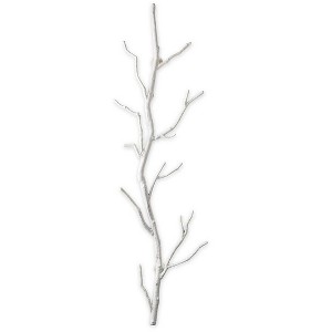 VivaTerra Recycled Metal Branch Wall Rack, 5' - White - 1 of 1