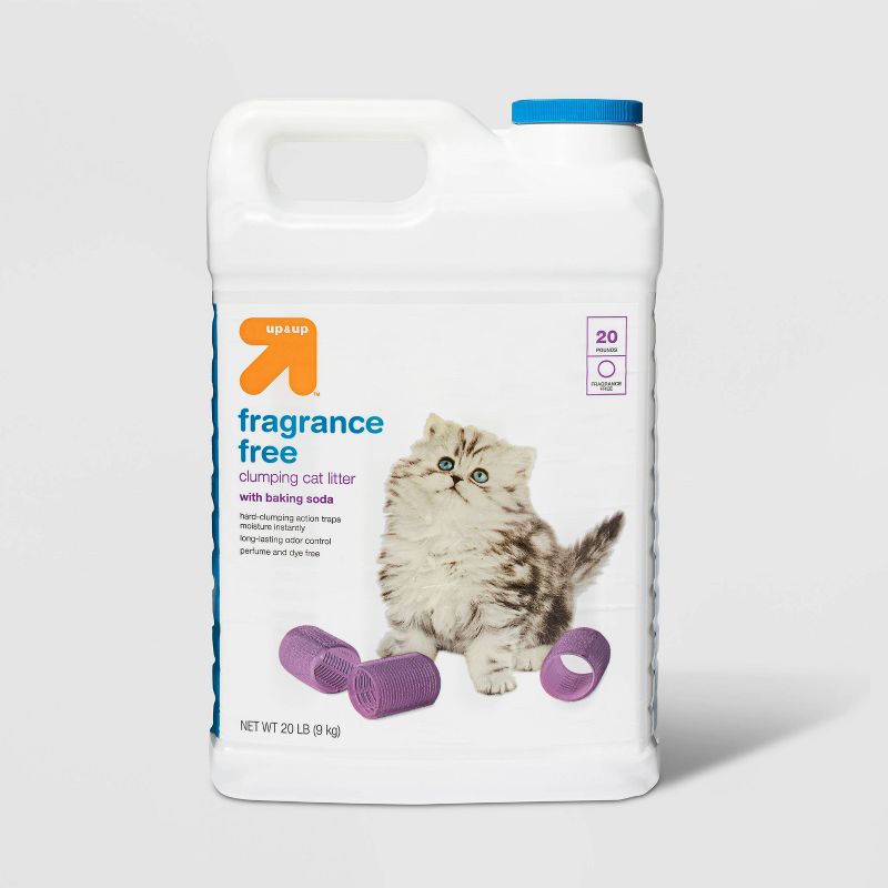 Fragrance Free Scoopable Clumping Cat Litter - 20lbs - up &#38; up&#8482;, 2 of 5