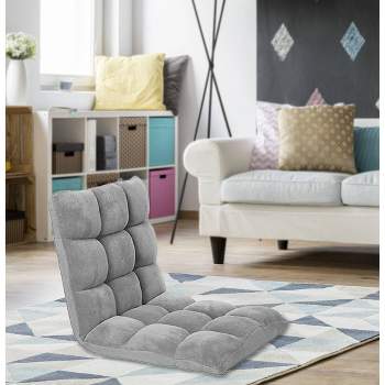 Esme Kids' Recliner Chair Gray - Chic Home
