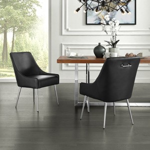 Inspired Home Christine Armless Dining Chair (set of 2) - 1 of 4