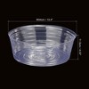 Unique Bargains Indoor Outdoor Plastic Plant Pots Saucer Flower Drip Trays Clear 10 Pcs - 2 of 4