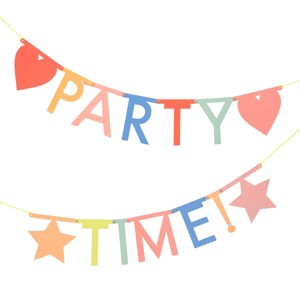 Meri Meri Neon Letter Garland Set (12' with excess cord - Pack of 1) - 1 of 4
