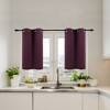 PiccoCasa Window Rod Pocket Valance Thermal Insulated Curtain Panels 2Pcs - 3 of 4