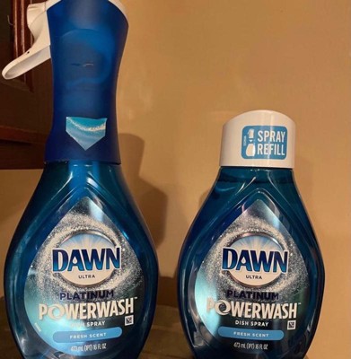 Dawn Platinum Powerwash Dish Spray, Dishwashing Dish Soap - Apple Scent ...