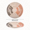 Unique Bargains Decorative Wall Art Hanging Woven Basket (9.8" - Style 8) 1Pc - 3 of 4