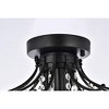 Elegant Lighting Toureg 16 inch black flush mount - 4 of 4