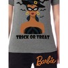 Mattel Barbie Womens' Halloween Trick Or Treat Witch Sleep Pajama Set Multicolored - 4 of 4