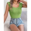 Clearlove Women’s Crochet Button-Up Cardigan Long Sleeve Boho Lace Knit Sweater Lightweight Openwork Cover-Up - 3 of 4