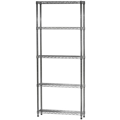 Shelving Com Chrome Wire Shelving With 5 Tier Shelves Target   GUEST 4171a95c 24bf 4ebb 9250 479c1fc9fd15