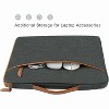 Hachikiko 14 Inch Laptop Sleeve Case,Double-Sided Water-Resistant Sleeve with Handle & 2 Pockets, Slim Lightweight Laptop Bag - 3 of 4