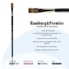 Creative Mark Hamburg Premiere Professional Oil Painting Brushes - Flat Oil Paint Brush - Handmade in Germany, Natural & Synthetic Hair Blend, Long - 2 of 4