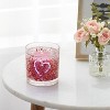 2.5oz LED Gel Light Up Heart Candle Sugared Watermelon - Room Essentials™ - image 2 of 4