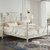 KIGFTSOD Vintage Country Style Wood Four Poster Platform Bed - 2 of 4