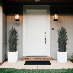 Sapphtopaz Artificial Pine Tree Indoor with Wood Trunk, 2pcs/set Simulation plant Artificial Tree Faux Plants, Room Decor for Home, Porch - 1 of 4