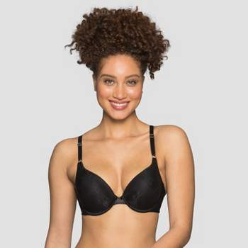 Vanity Fair Womens Ego Boost Add-A-Size Push Up Underwire Bra 2131101 -  SOLID BLACK - 36A