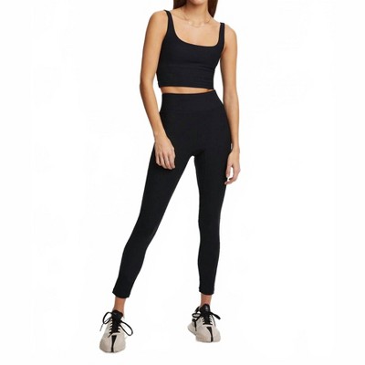Women's Sport Rib Tempo Crop Bra - BANDIER