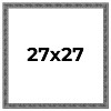 PosterPalooza | Square Distressed Black Picture Frame - UV Acrylic, Foam Board Backing, Hanging Hardware - 2 of 4