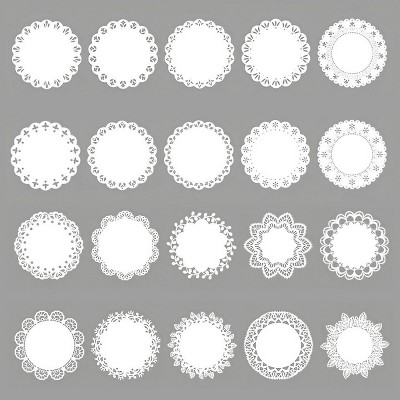 circular floral
