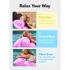 Joyfy Pool Floats with Adjustable Backrest, Inflatable Pool Lounge Chairs, Adult Pool Floaties Raft Chair with Cup Holders for Lake Beach Pool Party - 2 of 4