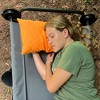 Disc-O-Bed Compact and Packable Travel Pillow with Washable Cover, Ultralight for Backpacking, Hiking, and Camping, Orange - 2 of 4