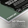 Canson XL Series Drawing Pad, Recycled, Top Wire Binding, 60 Sheet, 9x12 inch, Pack of 3 - 3 of 4