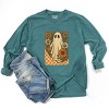 Checkered Ghost Floral Vintage - Garment Dyed Long Sleeve - 3 of 3