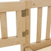 Okak Solid Pine Floor Bed Twin/Full/Queen Size,Bed Frame with Safety Guardrails and Door, Modern Kids Bed for Bedroom & Nursery - 4 of 4
