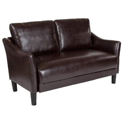 Emma and Oliver Living Room Loveseat Couch with Single Cushion