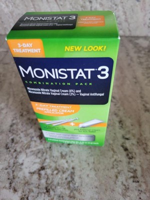 Monistat 3-Dose Yeast Infection Treatment 3 Prefilled Applicators ...