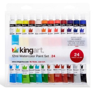 KINGART Watercolor Paint 24 Colors - 1 of 3